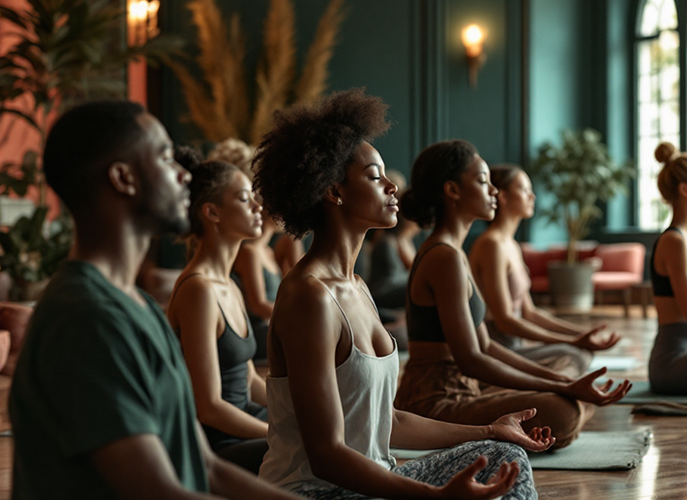 Wellness & Community illustration